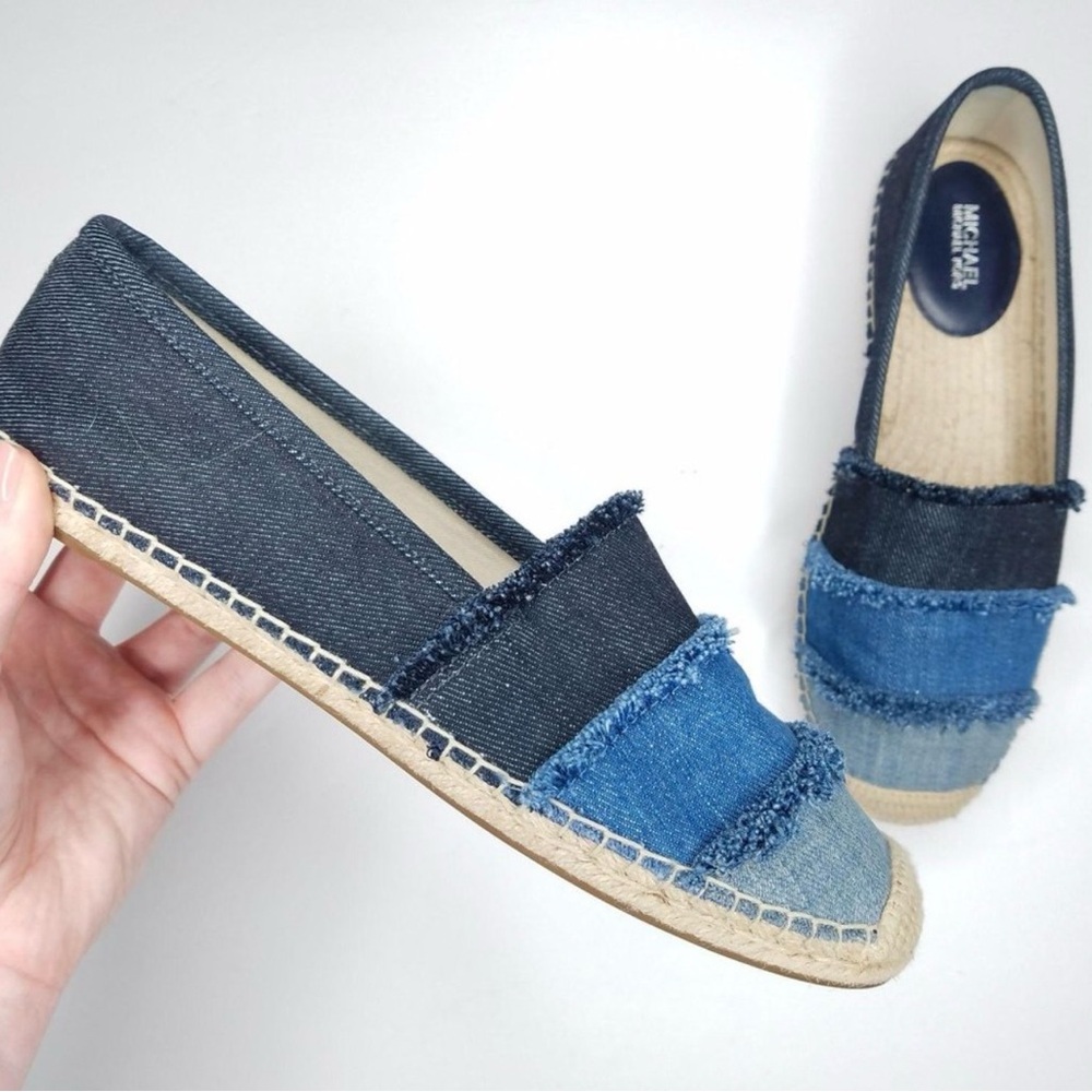 Michael Kors Blue Denim Loafers